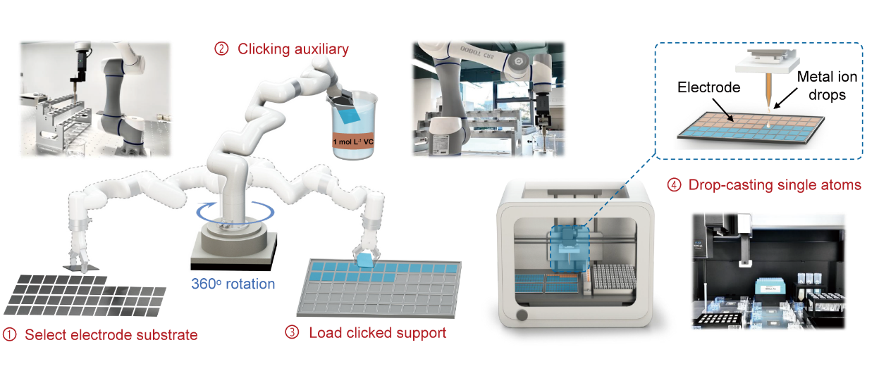 北京大学材料科学与工程学院邹如强团队与合作者在单原子催化剂自动化合成与规模化制备方面取得进展