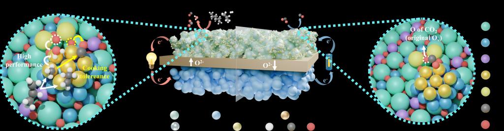 西安交大高展教授团队 在固体氧化物电池抗积碳抗硫燃料电极领域取得重要进展