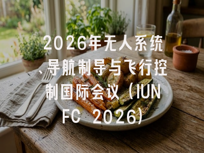2026年无人系统、导航制导与飞行控制国际会议（IUNFC 2026）