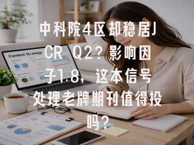 中科院4区却稳居JCR Q2？影响因子1.8，这本信号处理老牌期刊值得投吗？