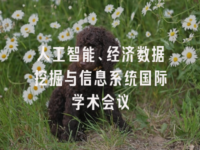 人工智能、经济数据挖掘与信息系统国际学术会议