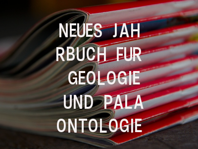 关于NEUES JAHRBUCH FUR GEOLOGIE UND PALAONTOLOGIE...