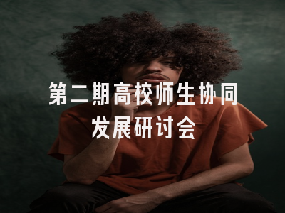 第二期高校师生协同发展研讨会