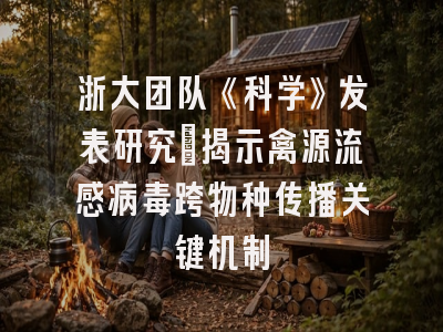 浙大团队《科学》发表研究：揭示禽源流感病毒跨物种传播关键机制