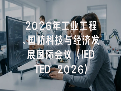 2026年工业工程、国防科技与经济发展国际会议（IEDTED 2026）