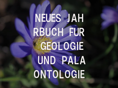 NEUES JAHRBUCH FUR GEOLOGIE UND PALAONTOLOGIE-A...