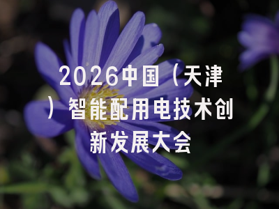 2026中国（天津）智能配用电技术创新发展大会