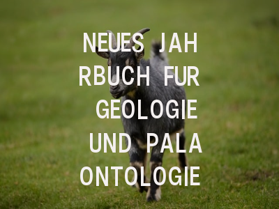 NEUES JAHRBUCH FUR GEOLOGIE UND PALAONTOLOGIE-A…