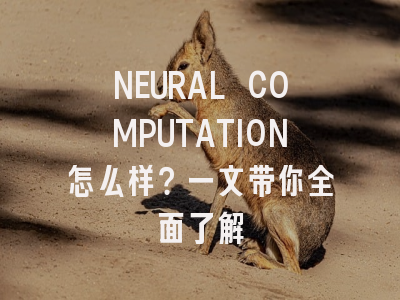 NEURAL COMPUTATION怎么样？一文带你全面了解