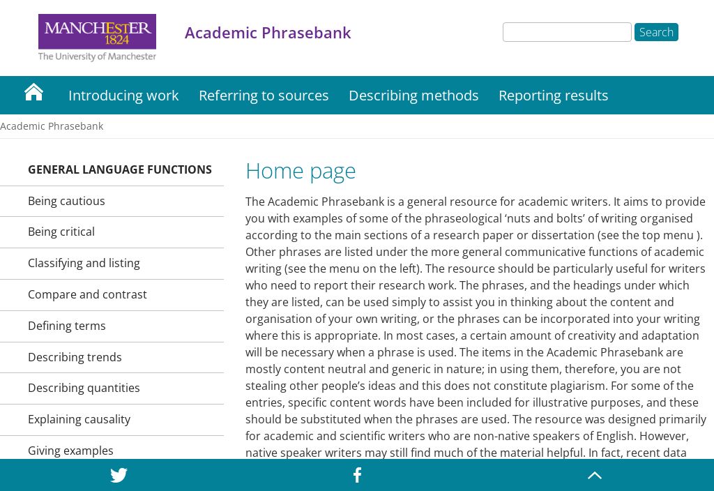 Academic Phrasebank