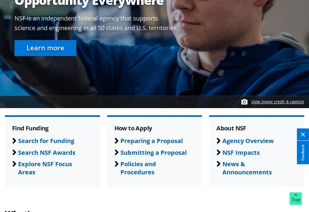 美国国家科学基金会NSF