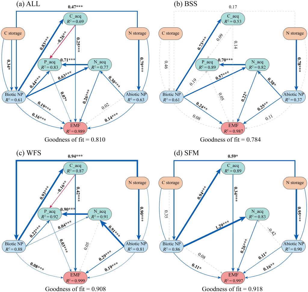 森环森保所在果园土壤微生物代谢限制与生态系统多功能性研究方面取得新进展