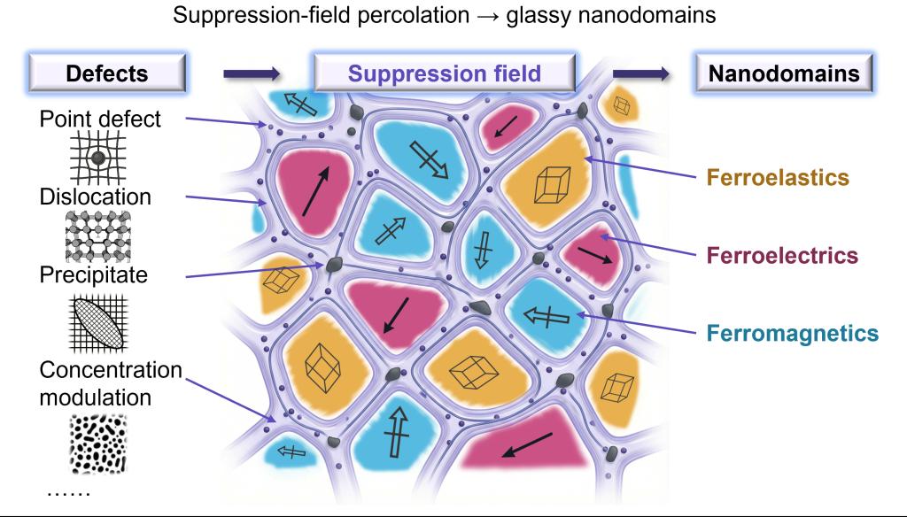 西安交大科研团队在铁性材料纳米畴的相场模拟领域发表综述论文