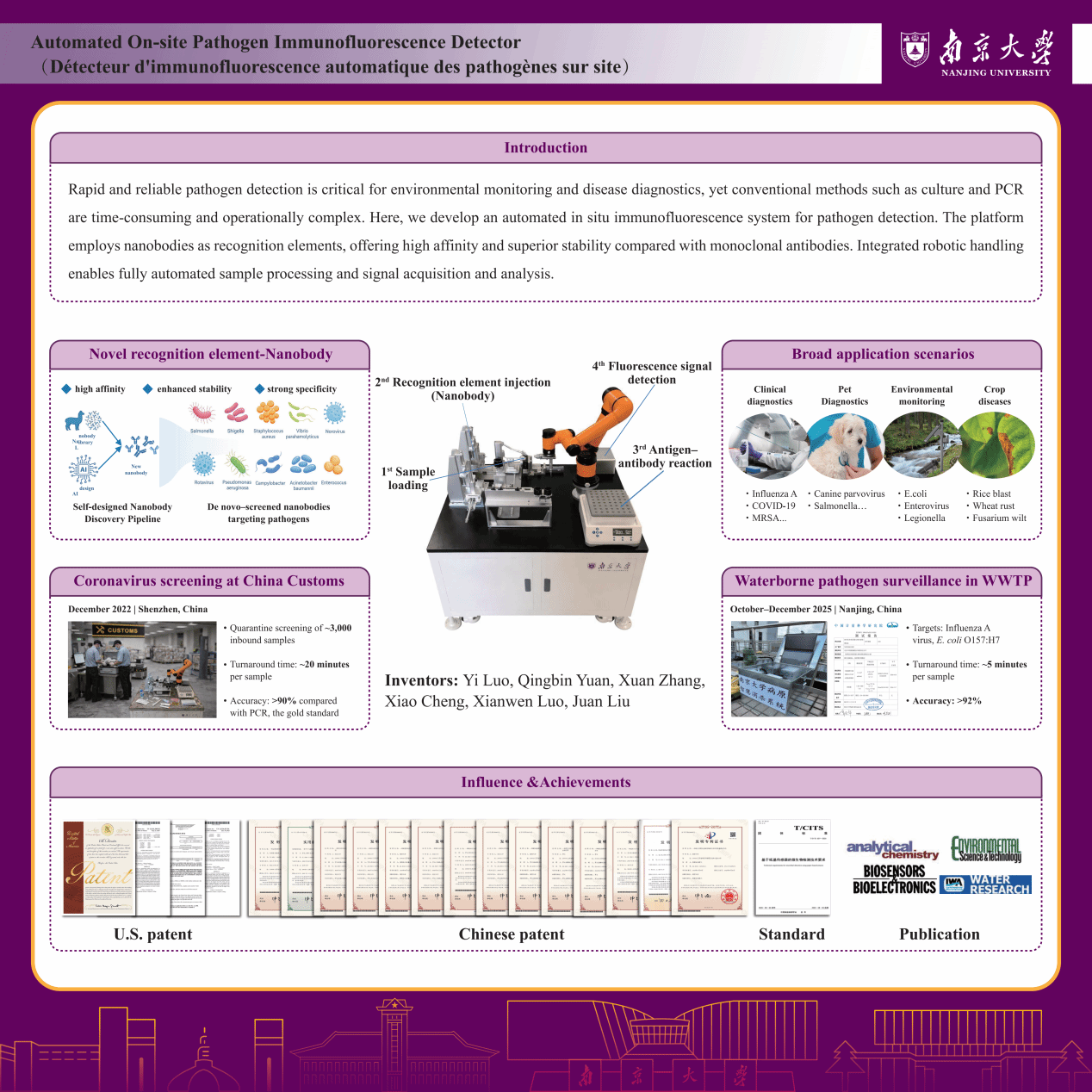 南京大学我校在第51届日内瓦国际发明展获佳绩
