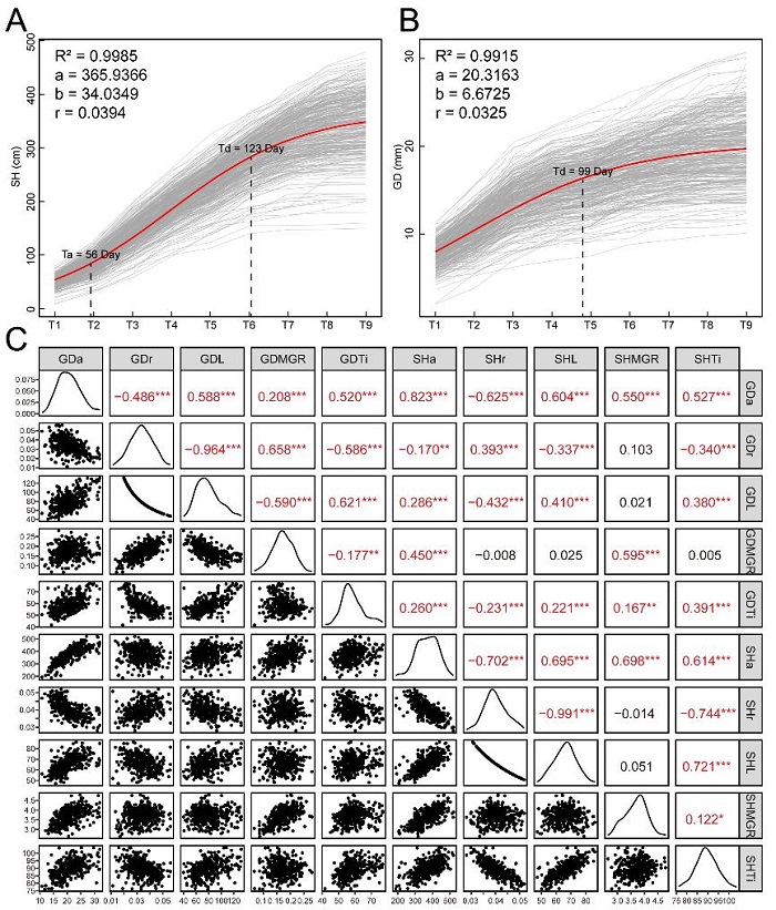 林业所杨树动态生长遗传基础与候选基因挖掘取得新进展