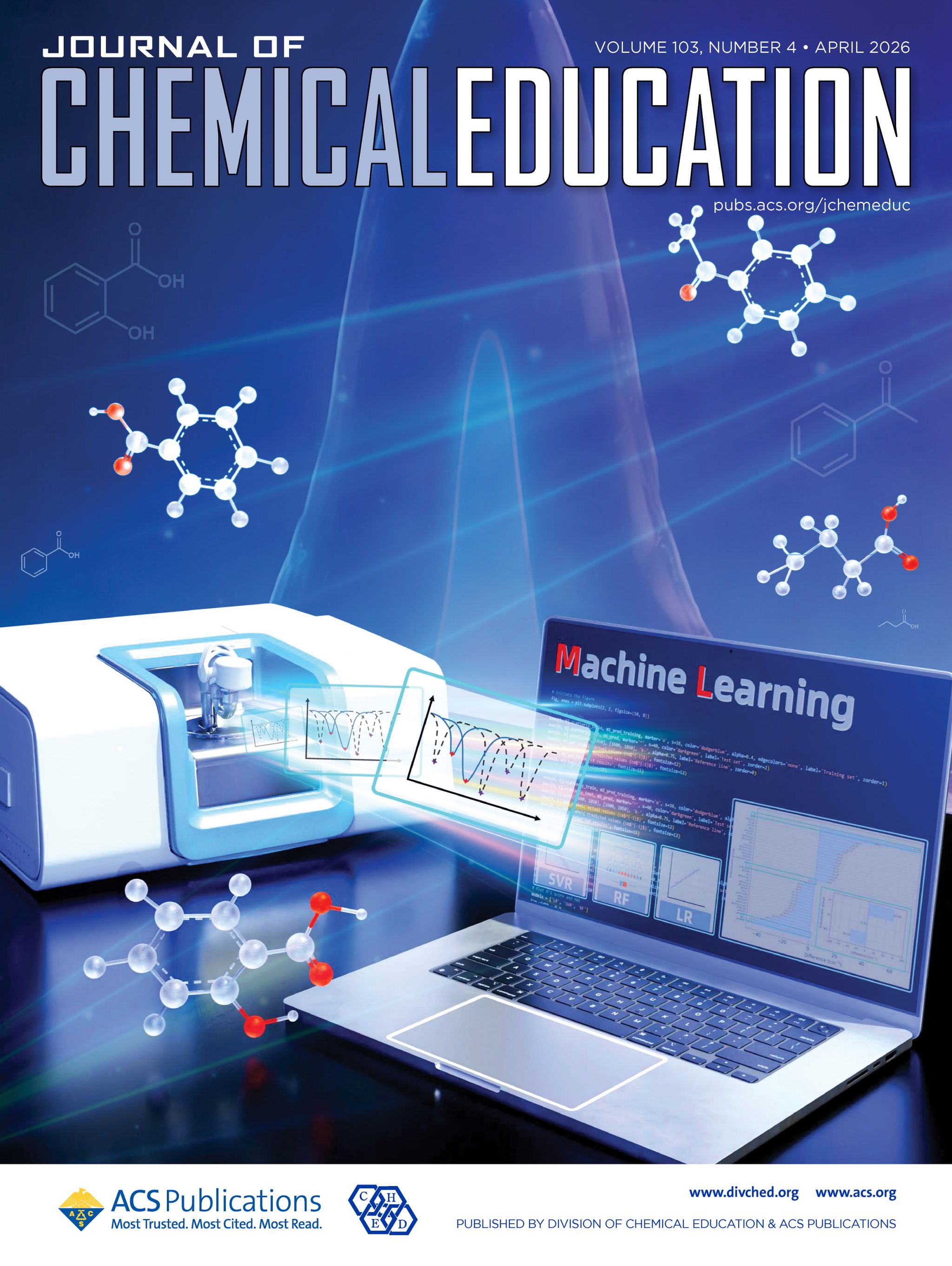 《化学教育》杂志封面报道我校机器学习结合红外光谱实验教学研究成果