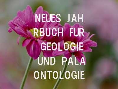 NEUES JAHRBUCH FUR GEOLOGIE UND PALAONTOLOGIE-A...