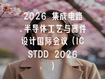 2026 集成电路、半导体工艺与器件设计国际会议（ICSTDD 2026）