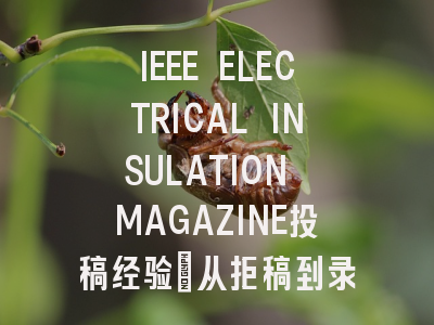 IEEE ELECTRICAL INSULATION MAGAZINE投稿经验：从拒稿到录用的蜕变