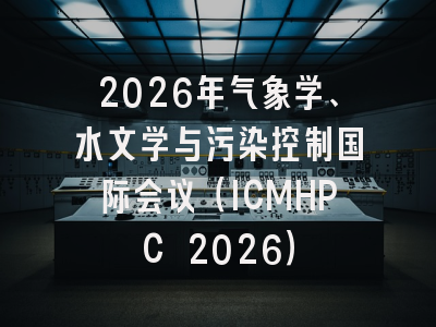 2026年气象学、水文学与污染控制国际会议(ICMHPC 2026)
