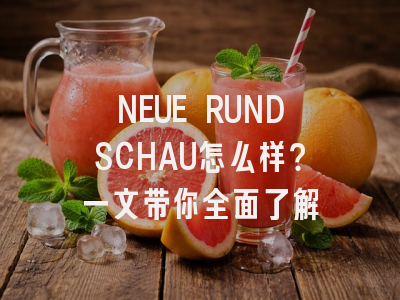 NEUE RUNDSCHAU怎么样？一文带你全面了解