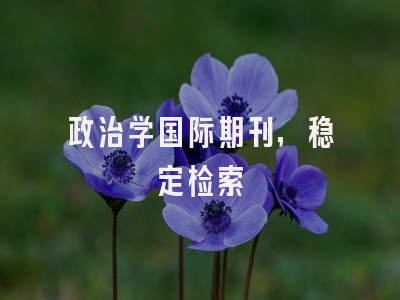 政治学国际期刊，稳定检索