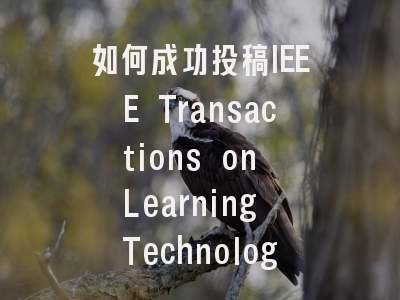 如何成功投稿IEEE Transactions on Learning Technologie…