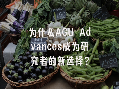 为什么AGU Advances成为研究者的新选择？