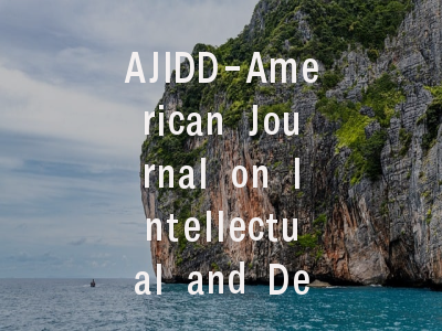 AJIDD-American Journal on Intellectual and Deve…