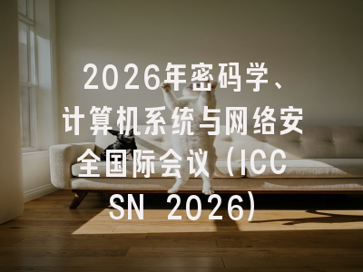 2026年密码学、计算机系统与网络安全国际会议（ICCSN 2026）