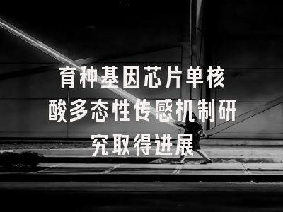 育种基因芯片单核苷酸多态性传感机制研究取得进展