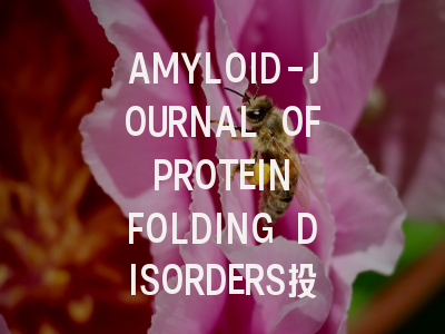 AMYLOID-JOURNAL OF PROTEIN FOLDING DISORDERS投稿攻...