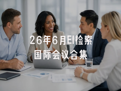 26年6月EI检索国际会议合集