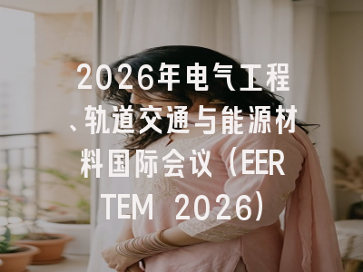 2026年电气工程、轨道交通与能源材料国际会议（EERTEM 2026）