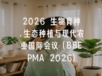 2026 生物育种、生态种植与现代农业国际会议（BBEPMA 2026）