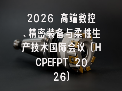 2026 高端数控、精密装备与柔性生产技术国际会议（HCPEFPT 2026）