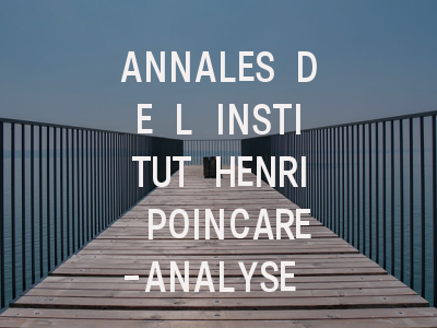 ANNALES DE L INSTITUT HENRI POINCARE-ANALYSE NO...