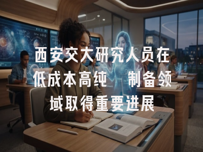 西安交大研究人员在低成本高纯镁制备领域取得重要进展