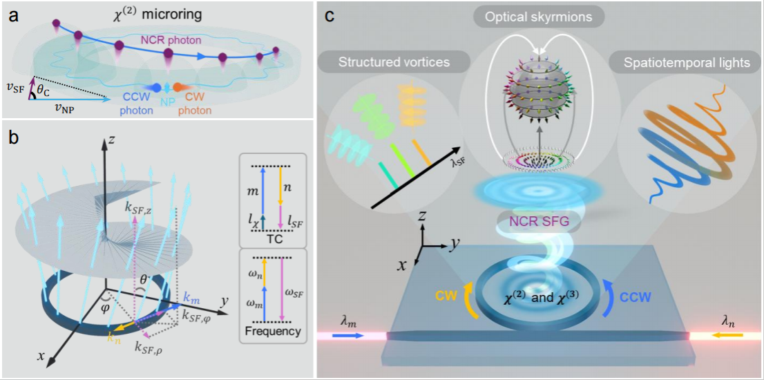 中山大学中山大学王雪华、刘进教授团队在纳米光子芯片-空间接口多维非线性光学研究方面取得重要进展