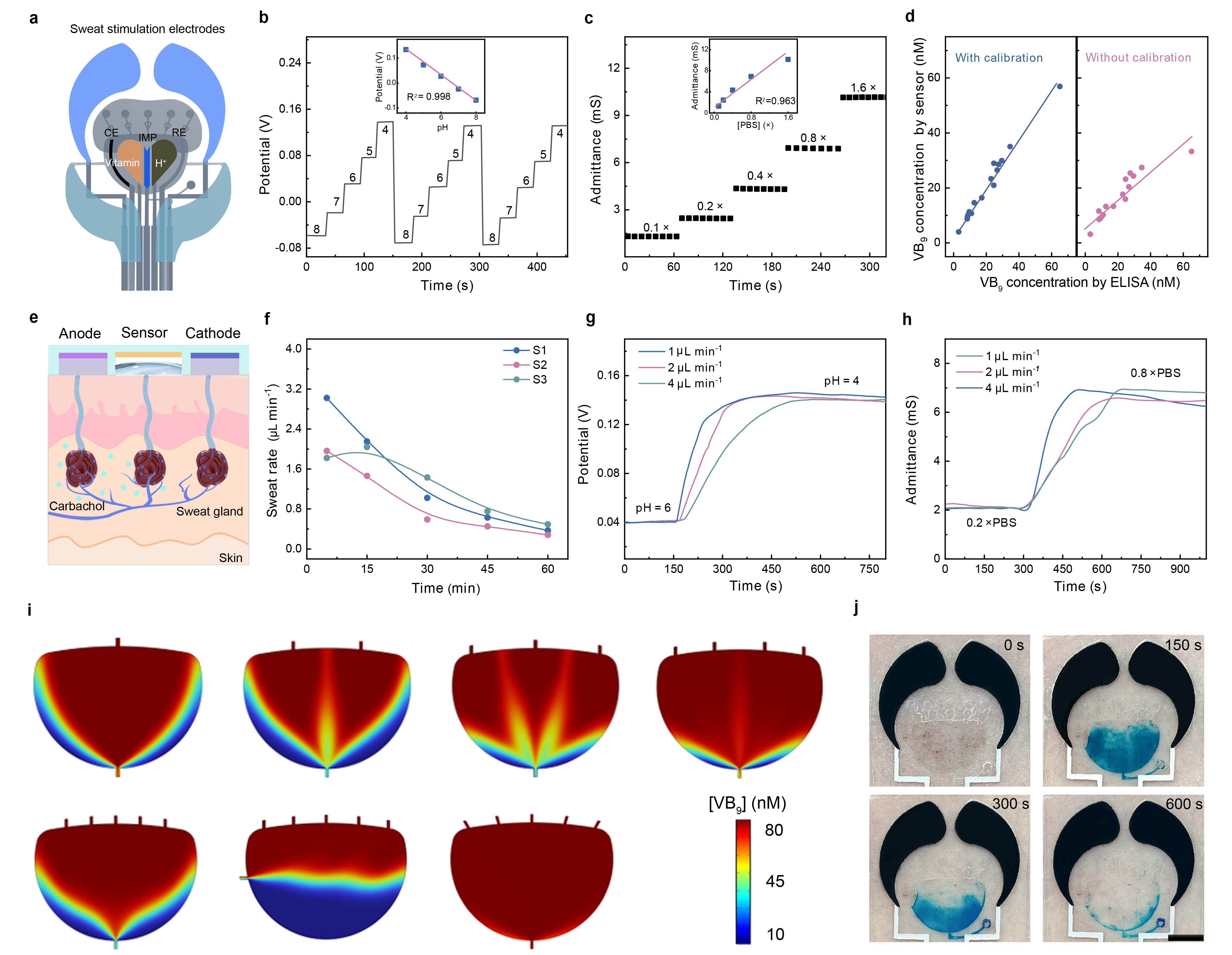 中国农业大学营养与健康系任发政院士团队设计高灵敏汗液可穿戴传感器实现无创实时检测人体维生素水平