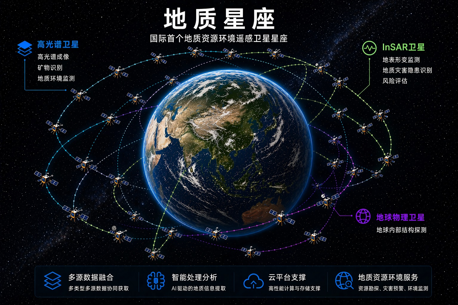 清华大学深圳国际研究生院牵头建设国际首个地质资源环境遥感卫星星座