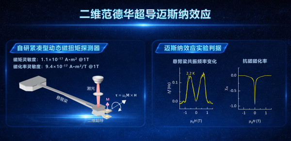 二维超导迈斯纳效应探测研究获进展