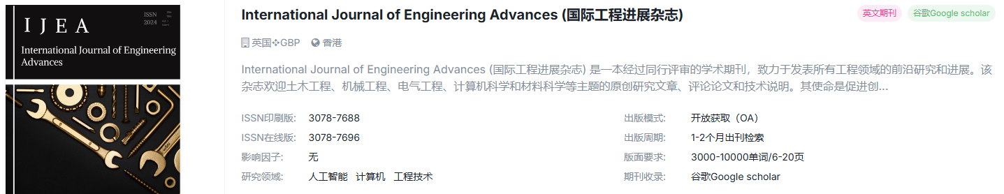 谷歌稳定检索，计算机国际期刊