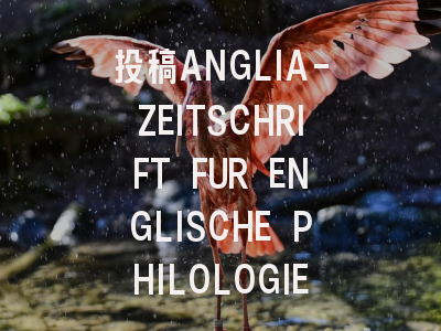 投稿ANGLIA-ZEITSCHRIFT FUR ENGLISCHE PHILOLOGIE前必...