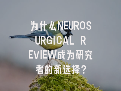为什么NEUROSURGICAL REVIEW成为研究者的新选择？