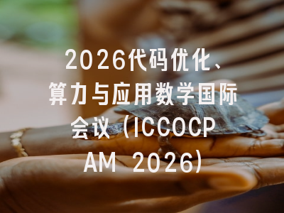 2026代码优化、算力与应用数学国际会议（ICCOCPAM 2026）