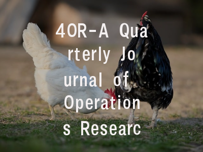 4OR-A Quarterly Journal of Operations Research投稿指南