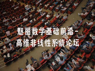 魅丽数学基础前沿-高维非线性系统论坛
