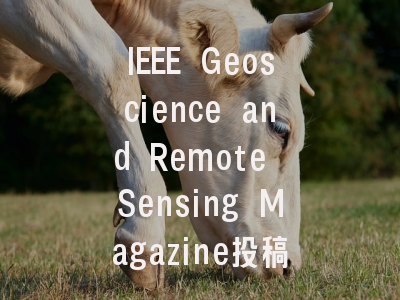 IEEE Geoscience and Remote Sensing Magazine投稿指南：IF