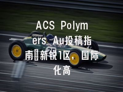 ACS Polymers Au投稿指南：新锐1区，国际化高